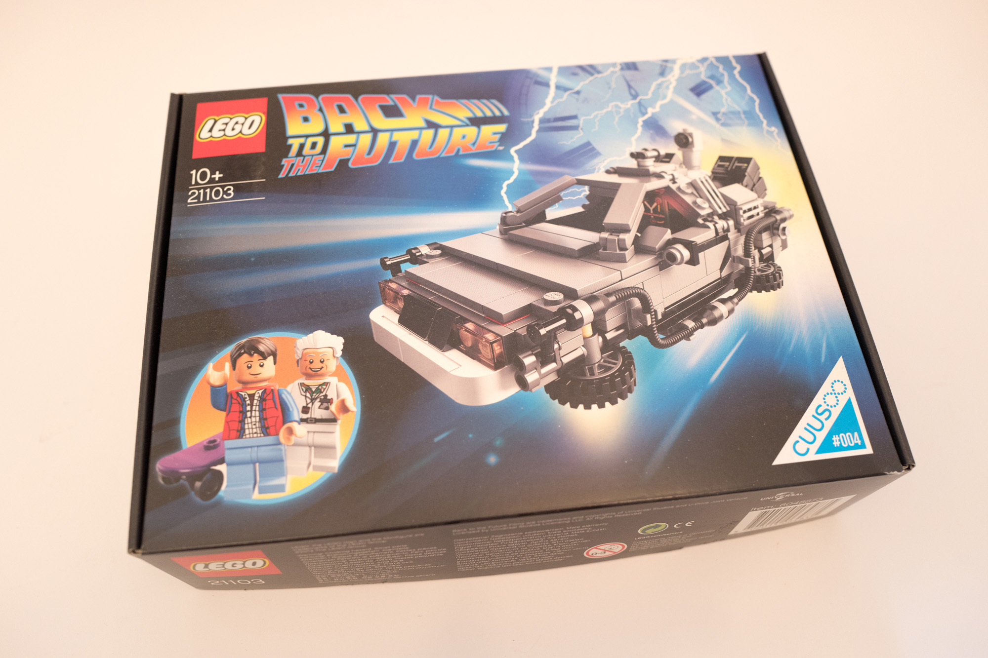 car back to the future lego